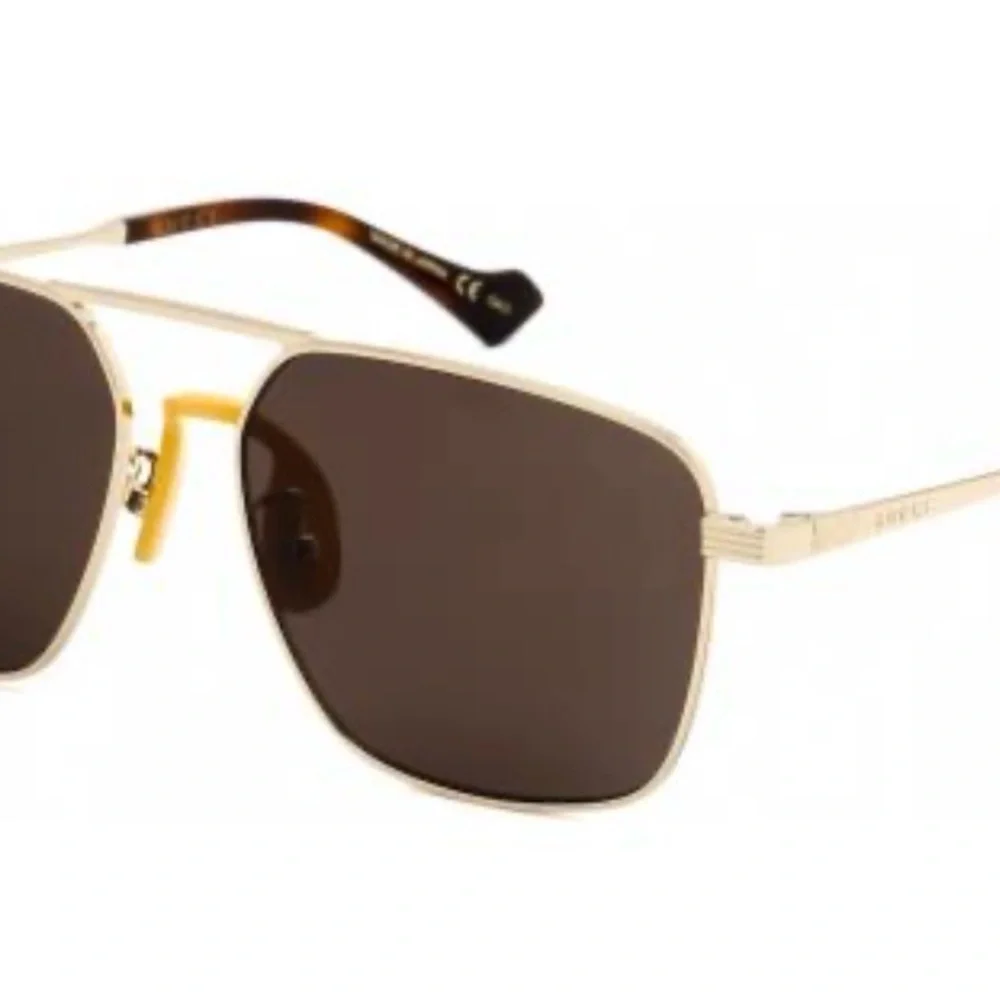 Gucci Gold and Yellow Sunglasses GG0743S - Picture 8 of 8